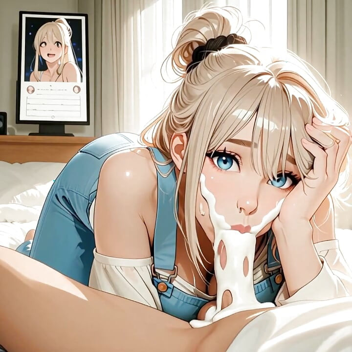 Her Favorite Pastime Is Sucking Her Stepbrother's Small Cock (ai-generated)