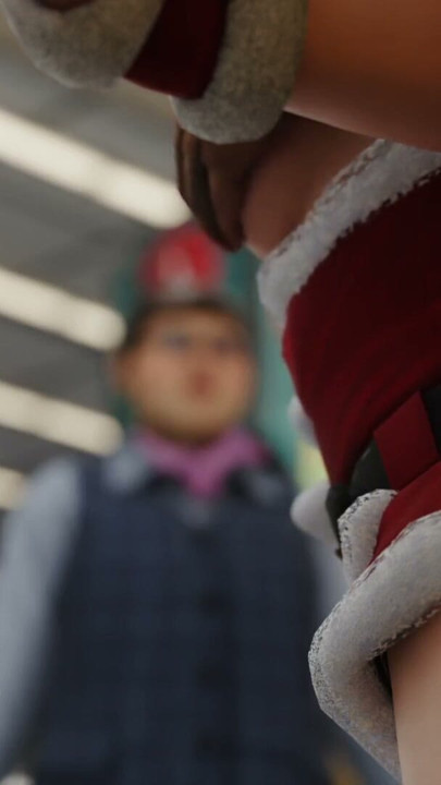 Had Sex With A Girl Standing In Christmas Dress. | Clip 1