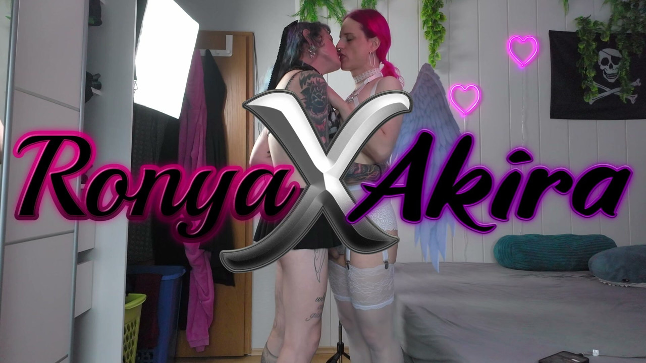 Ronya and Akira - the hottest TS couple from Germany - kissing, sucking, fucking! Trailer