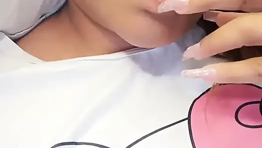 BBW Latina Masturbates While Telling Dirty Lesbian Stories