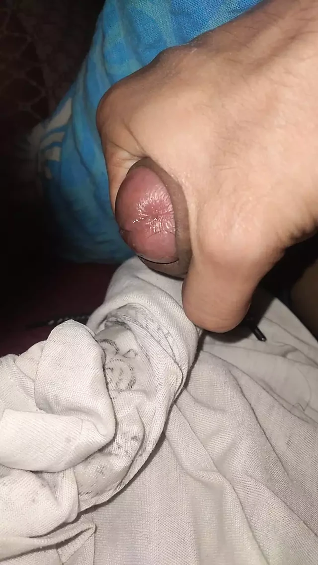 Playing with my cum
