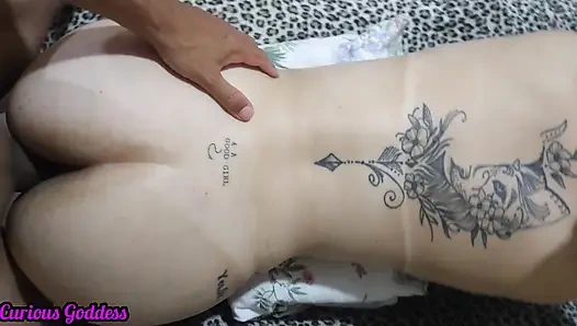 Curious Goddess - hot milf Brunette pussy licking big ass big black cock fucking