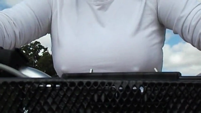 pokies on a bike ride