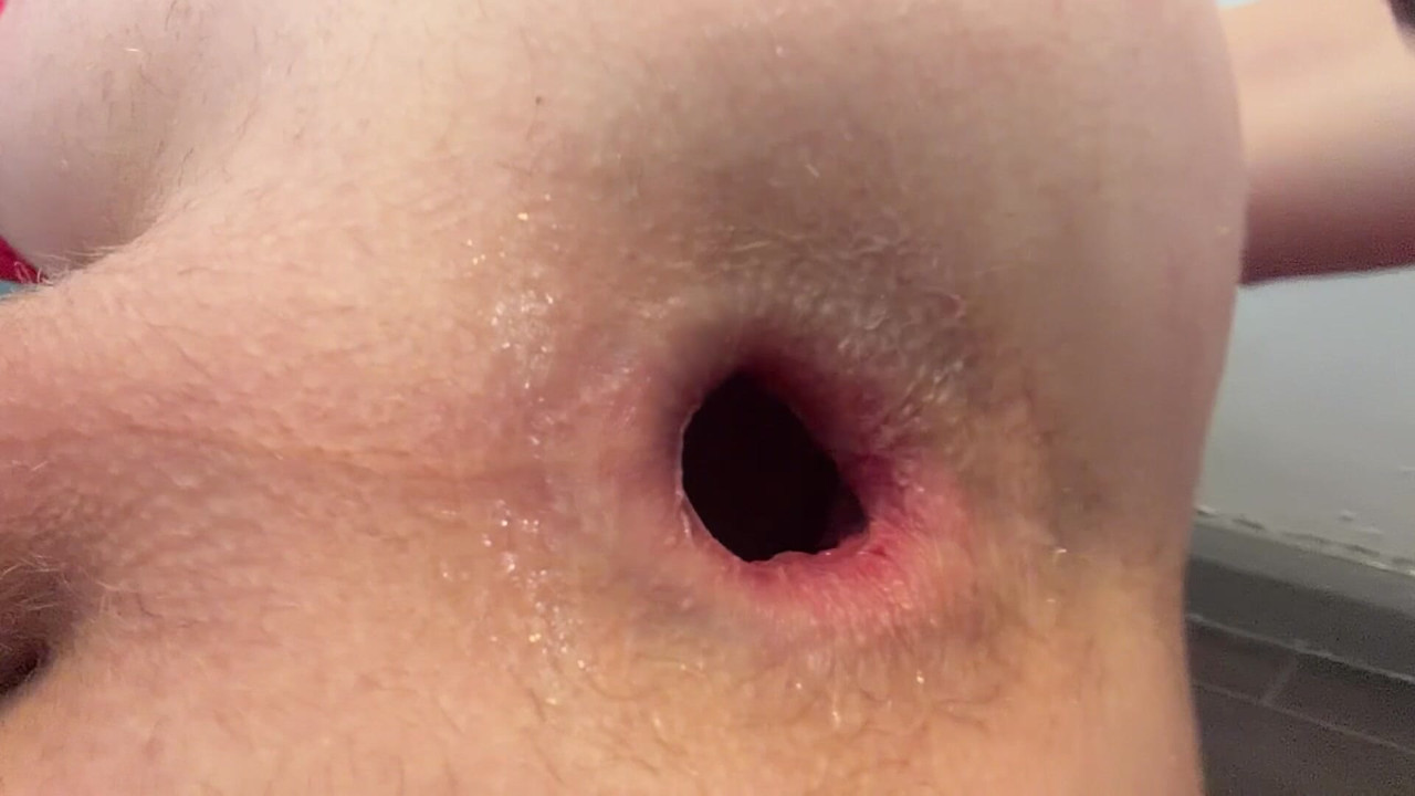 BBC dildo gapping sissy