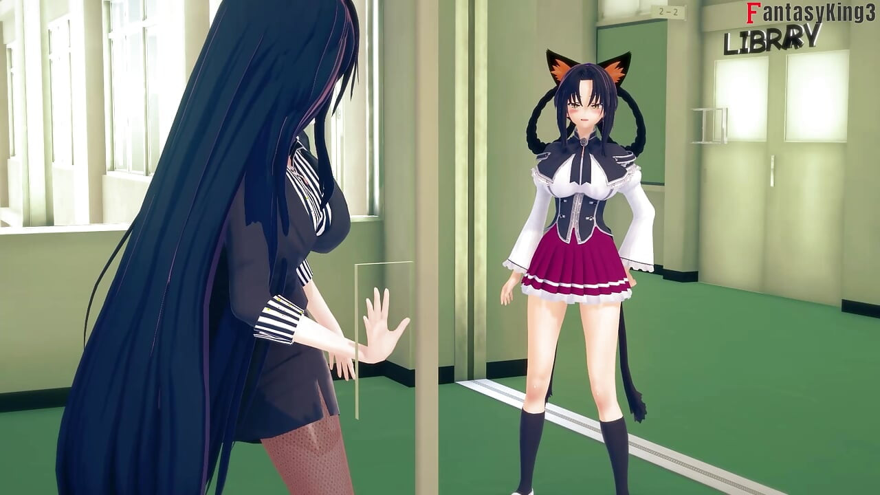 Rossweisse almost catch me fucking Akeno - DXD NTR Madness Series