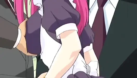 Friends supriced me and palyed hard with me japanese anime