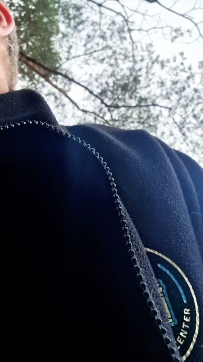 Look at how I jerk😍 off my cock at the Baltic Sea Outdoor | Clip 1