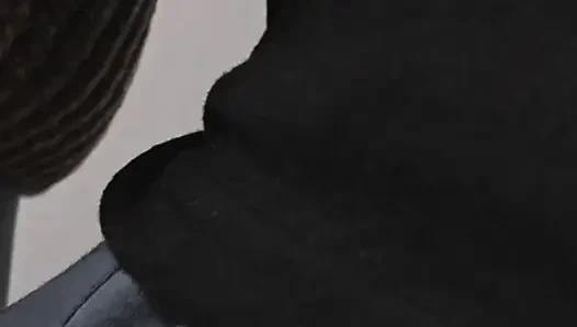 Stranger With Huge Erection Ejaculate In Subway Train On Random Girl's Tights