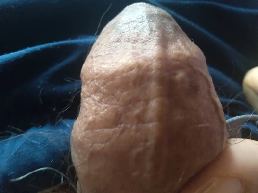 Boy masturbates his super cock on a very hot day