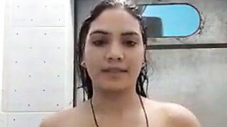 Bathing video for best friend