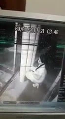 Thin chav caught on camera pissing
