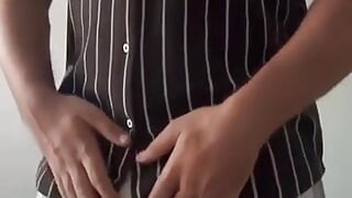 Horny Indian Twink Prepares for Grindr Daddy, Secret Wank & First Online Cumshot