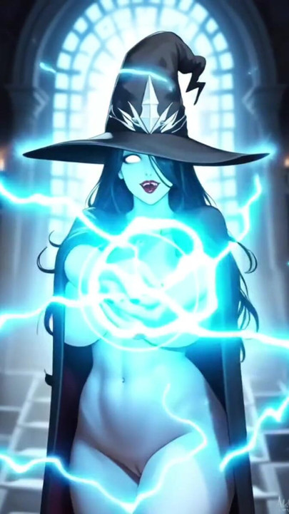 vampire magical girls unleash power and boobs (Ai model) | Clip 1