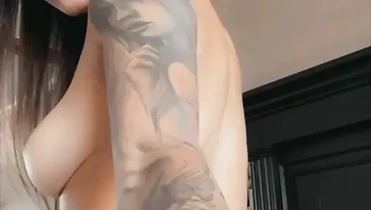 Lela Star rides a BBC in reverse cowgirl position