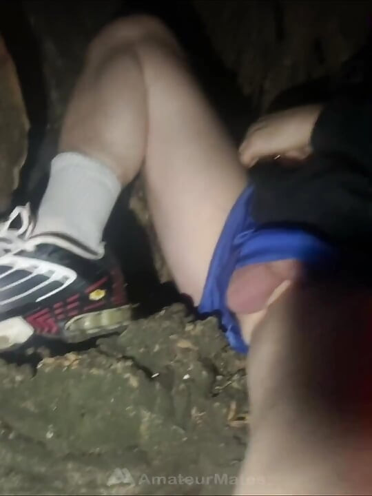 Amateur S. Boy's Dick and Smooth Balls Exposed as He Was Resting in a Park