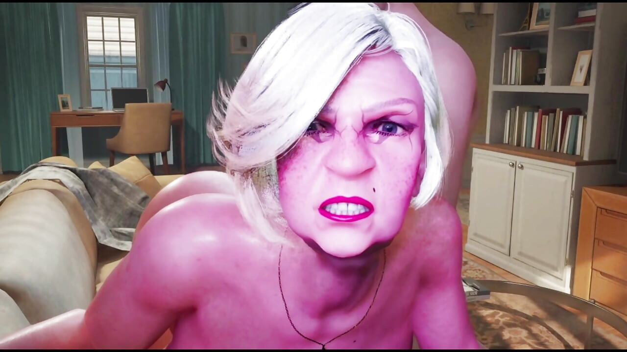 Granny 71 Yo with Big Boobs Fuck a Young Man