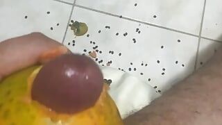 Papaya reggeli tejjel 🤤