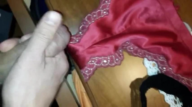 Cum on wife panties