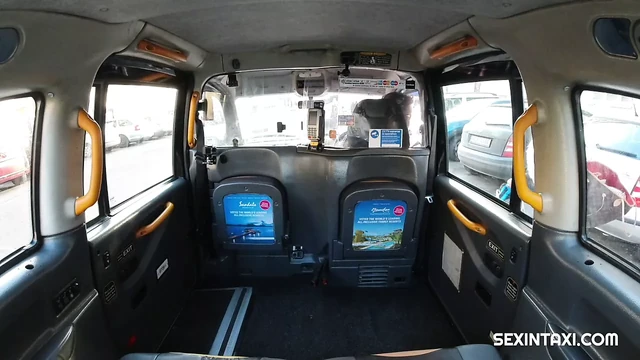 Comfortable ride with sexy blonde