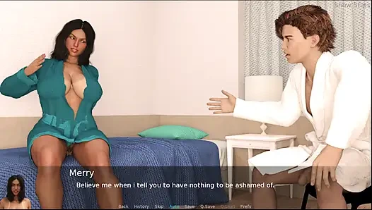 Project hot wife #44: Aaron cum all over Emily while Johannes watched