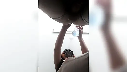 Çifte anal ayak yumruk sokma