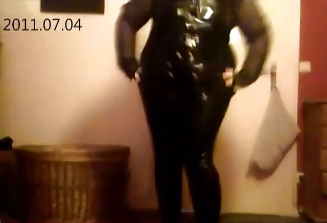 Leder kleid