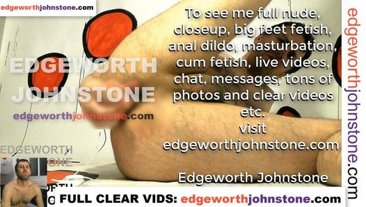 EDGEWORTH JOHNSTONE anal dildo deep in my tight gay asshole CENSORED