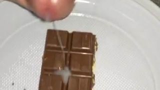 Cum on chocolate