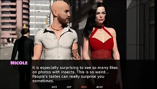 Exciting games #3 Nicole gave Steven a handjob outside...Steven fucked Nicole on the roof.