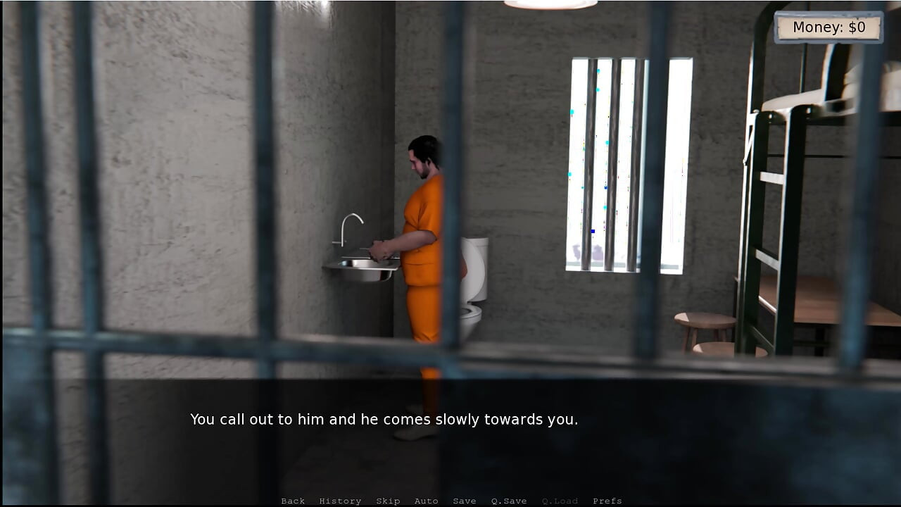 シシーの刑務所 5 - アダムはシシーになるための訓練中です...刑務所のボスがフェラチオをしてもらった