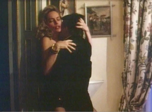 Sharon Stone Hot Sex On The Table In B And Sand ScandalPlane