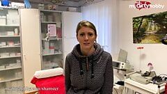 Mydirtyhobby - dokter neukt rondborstige patiënt tijdens controle