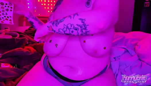 Big Tits Oiled & Stickered