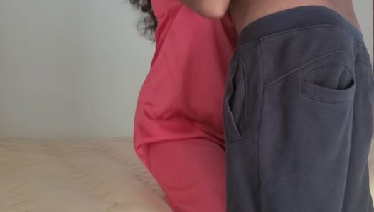 Wife sucking husbends brother