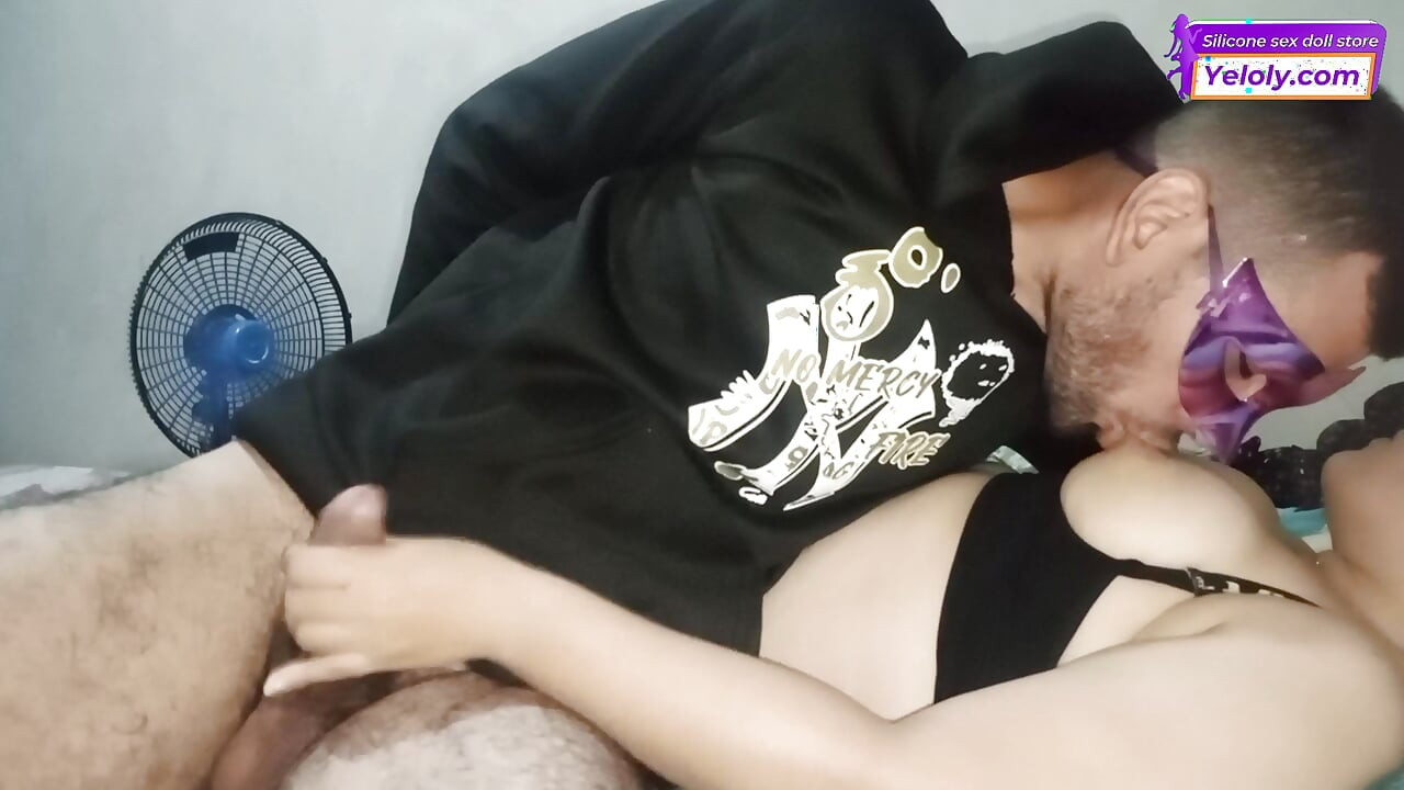 My husband sucking my big natural tits while masturbating him is the best way to get a lot of milk very fast, By YELOLY