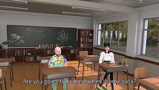 Sexy and Innocent Professor Fucked by an Old Man's Cock and Turned Into His Personal Slut