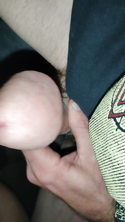 playing with a mamoth cock