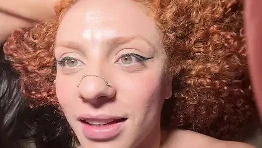Menage! My friend's boyfriend fucks us after helping us make content