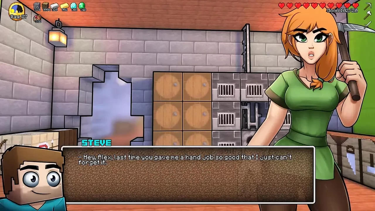 MineCraft Возбужденный Крафт - часть 5 - возбужденная дрочка от LoveskySanhentai