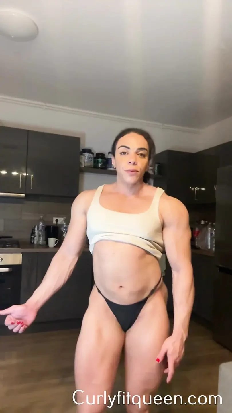 Hope you're not afraid of a blonde lady who can lift