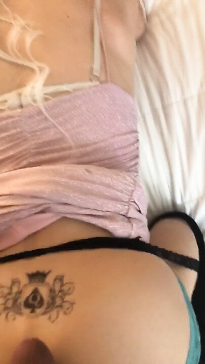 Getting teased by a huge BBC as I wait for him to pound me 