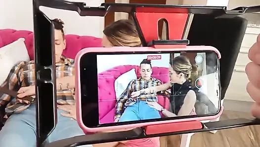 Behind the Scenes - Sex Addict Fucks His Psychologist - Lana Coxxx and Blue - Divinamaruuu