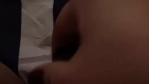 Amateur Squirting dildo play