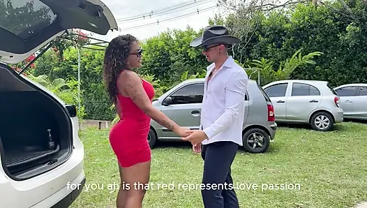 Beautiful Ebony MILF with Big Ass Rides a Huge Dick While Her Husband Is Not Around