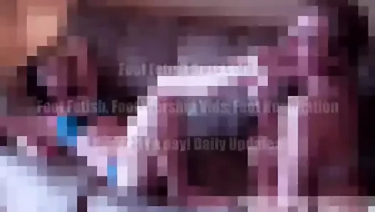 Daring Dre to suck on Annabelle's toes