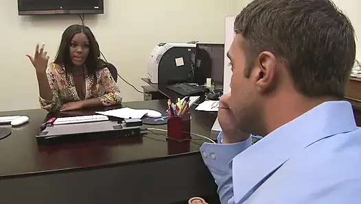 in the office the hot secretary fucked