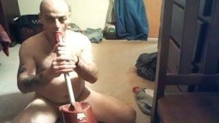 fucking my ass with a vacuum