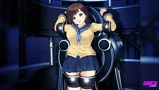 HENTAI PROS - Naughty Schoolgirl’s Training Goes Public With Toys, Squ...