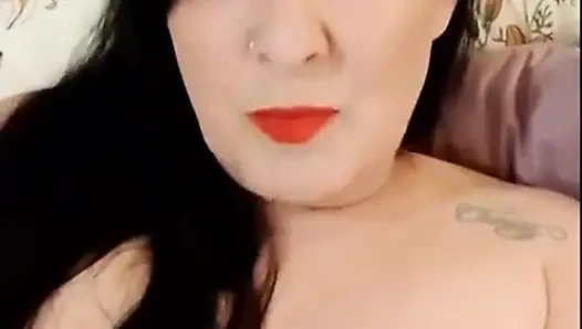 Big Closeup Yawns Topless Small Talk