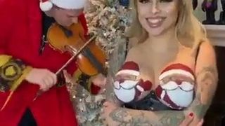 Santa boobs